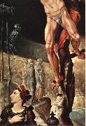HEEMSKERCK, Maerten van Crucifixion (detail) sg painting